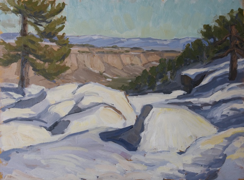 Snow, Graduation Point - Oil